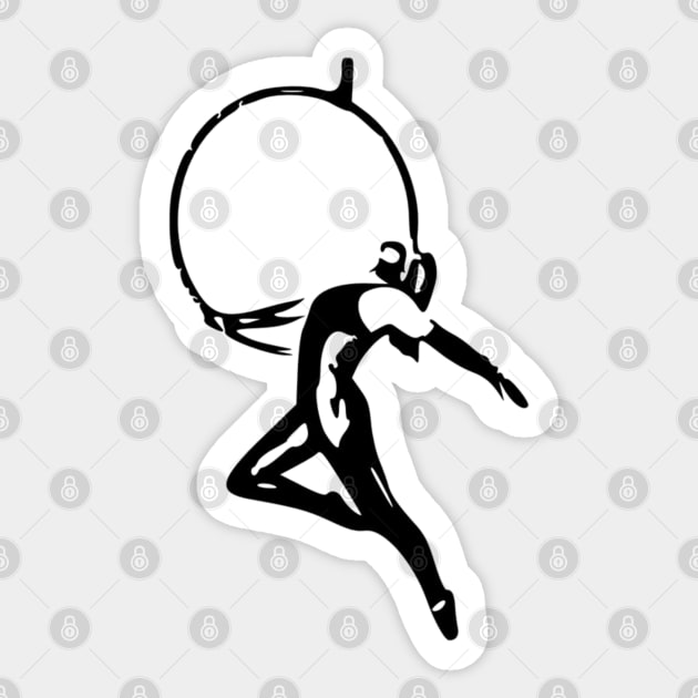 Aerialist Aerial Hoop Lyra Amazon Sticker by Libbygig